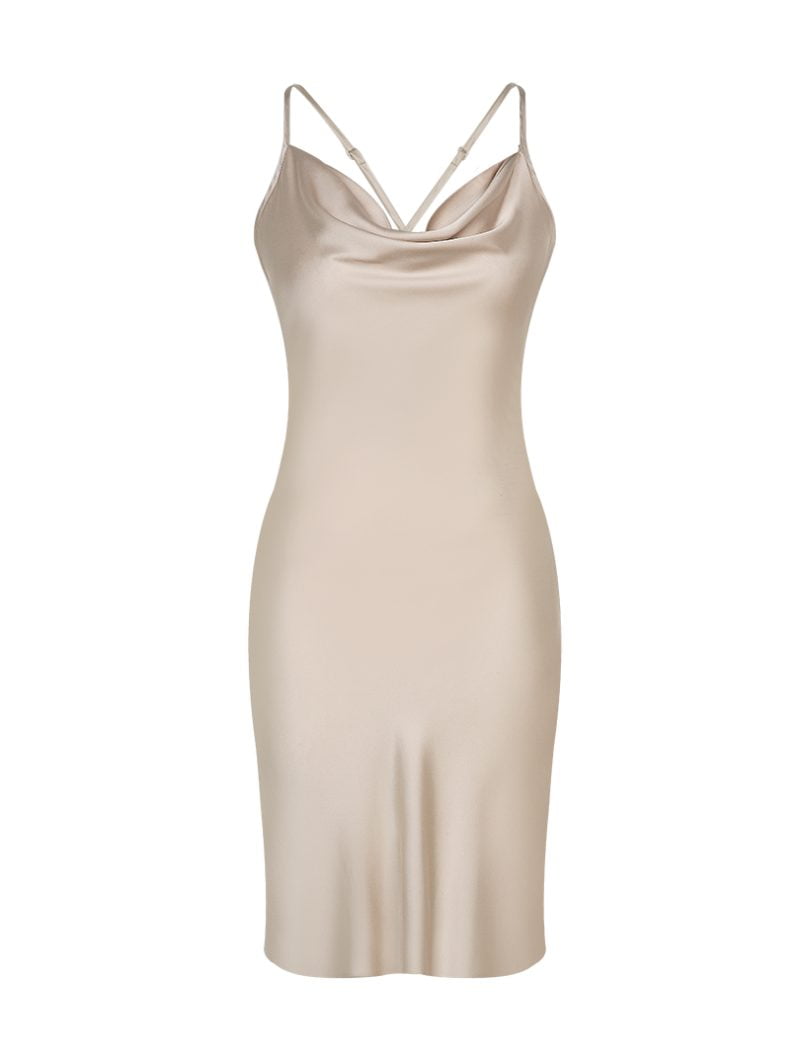 Short Satin Nightgown - Image 5