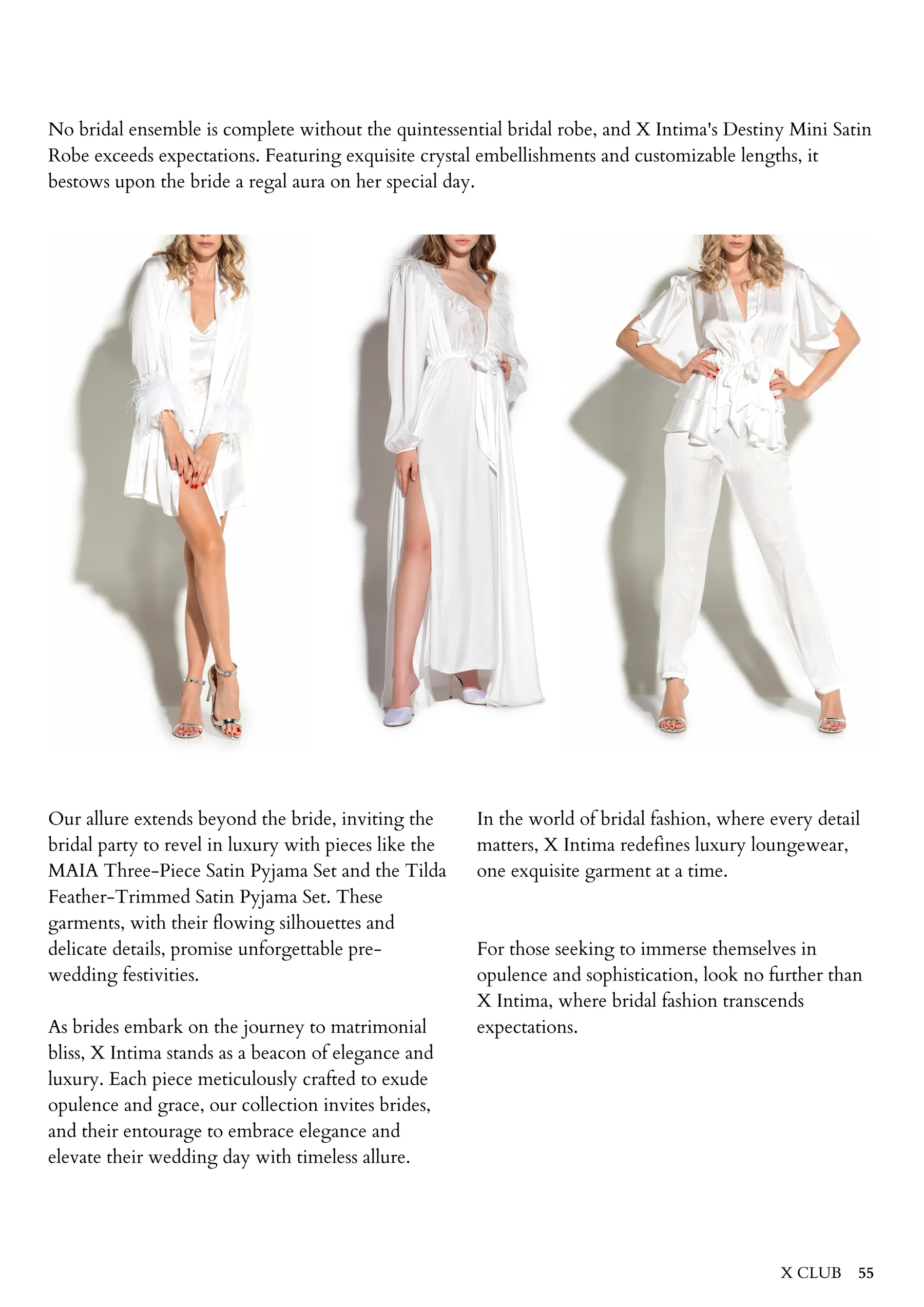 Elevating Bridal Fashion with X Intima s Opulent Loungewear X INTIMA