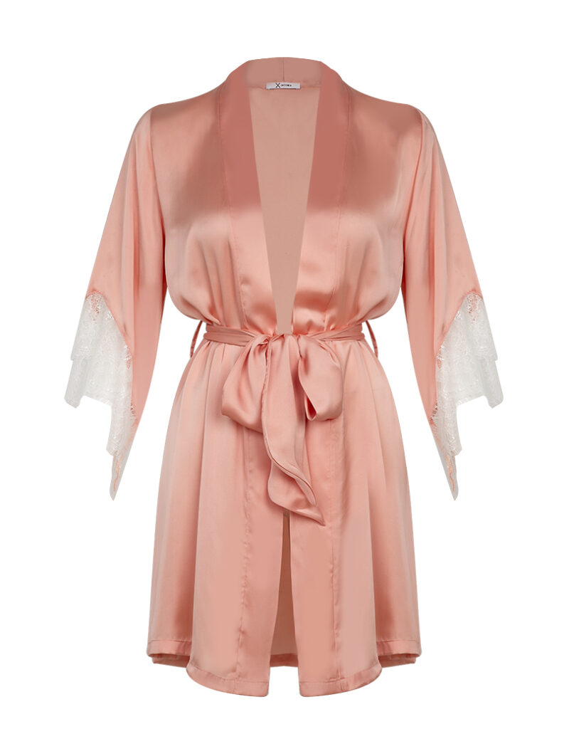 Short Satin Robe