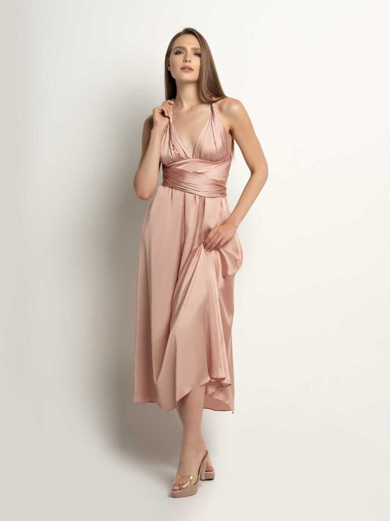 Long Satin Nightdress - Image 2